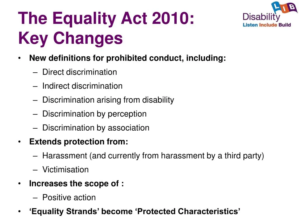 Equality Act 2010